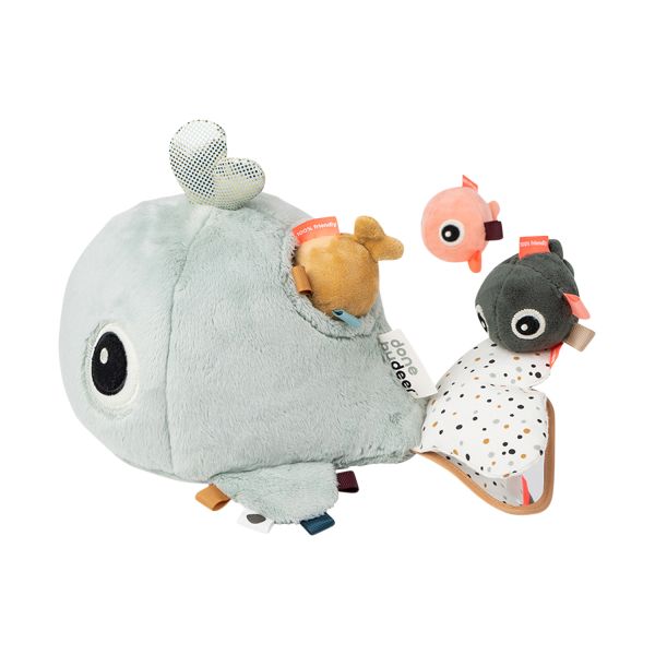 Done By Deer Activity Toy Hide&Seek Wally Blue
