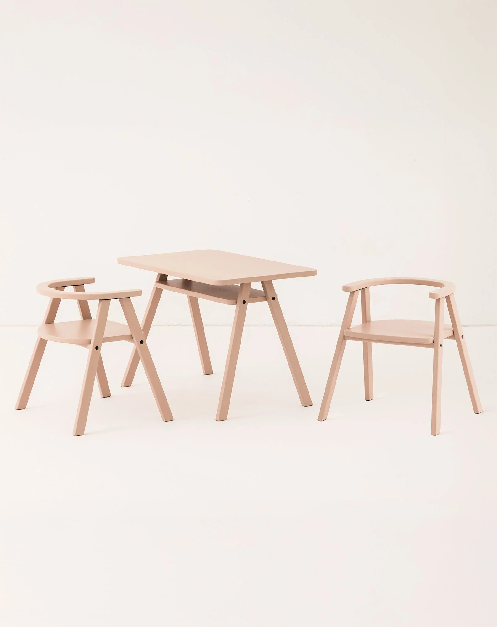 Ensemble bureau enfant avec 2 chaises growing green | Beige