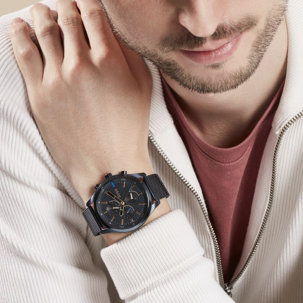 Montre Hugo Chase Bleu