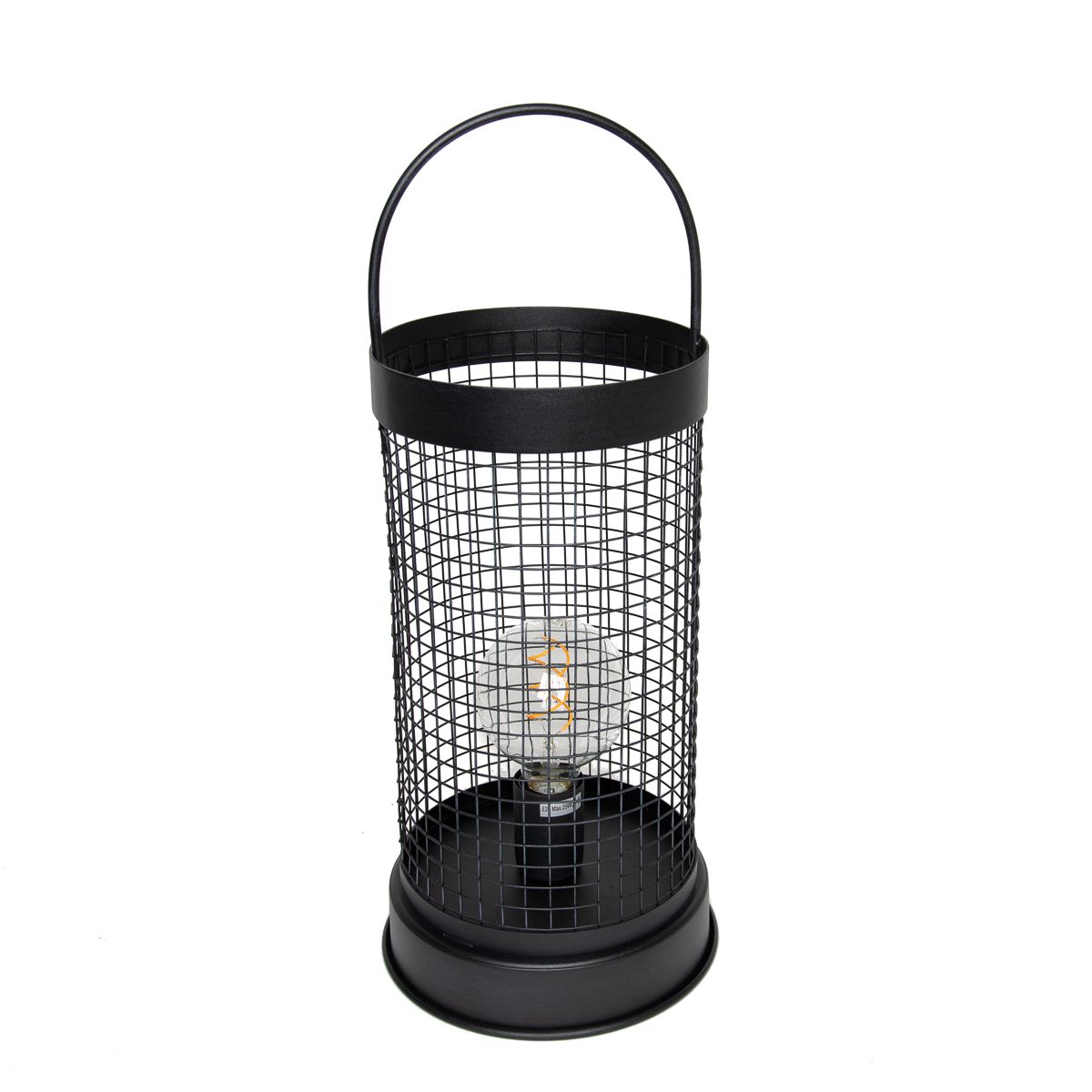 Moderne tafellamp grijs 52 cm - Horario