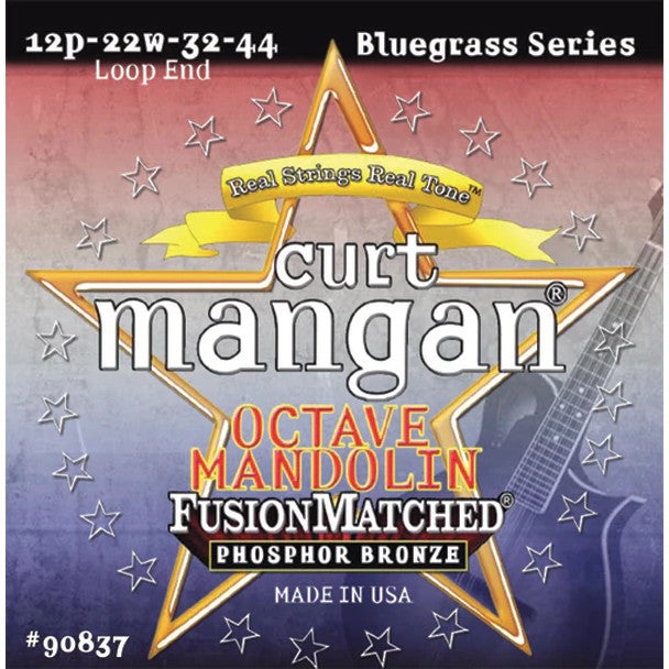 Curt Mangan Octave Mandolin 12-44 snarenset voor octaaf mandoline