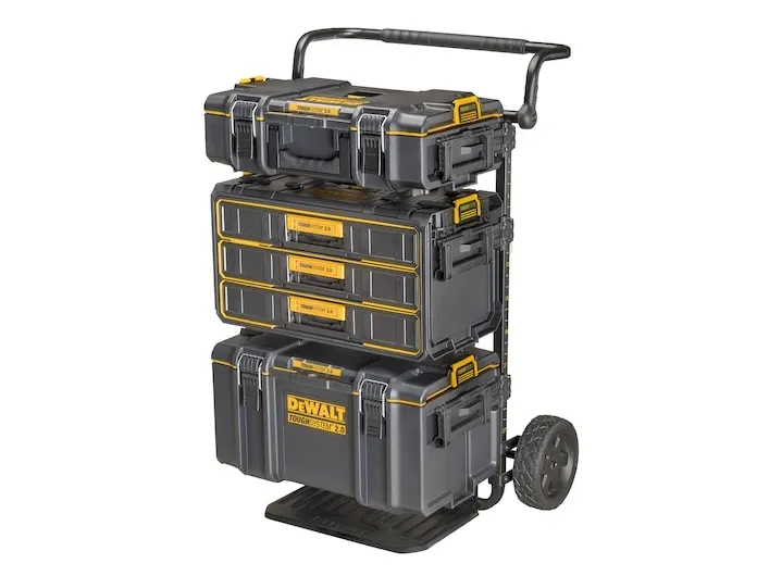 DeWALT TOUGHSYSTEM 2.0 - Værktøjskasse - 3 skuffer - ABS plastic