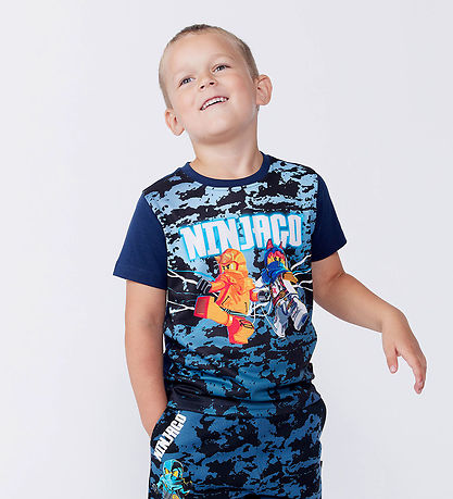 LEGO? Ninjago T-shirt - LWTano - Dark Navy m. Print