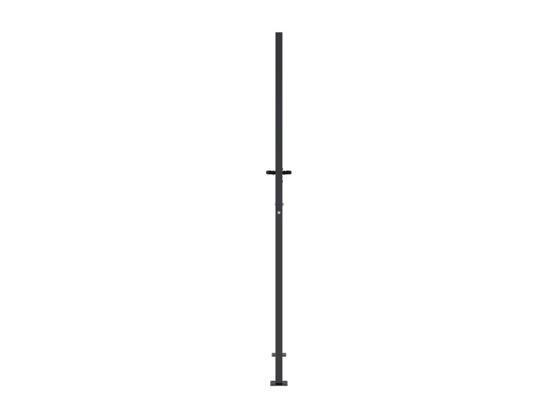 Portail de jardin anthracite 105x180cm acier conception d'arbre