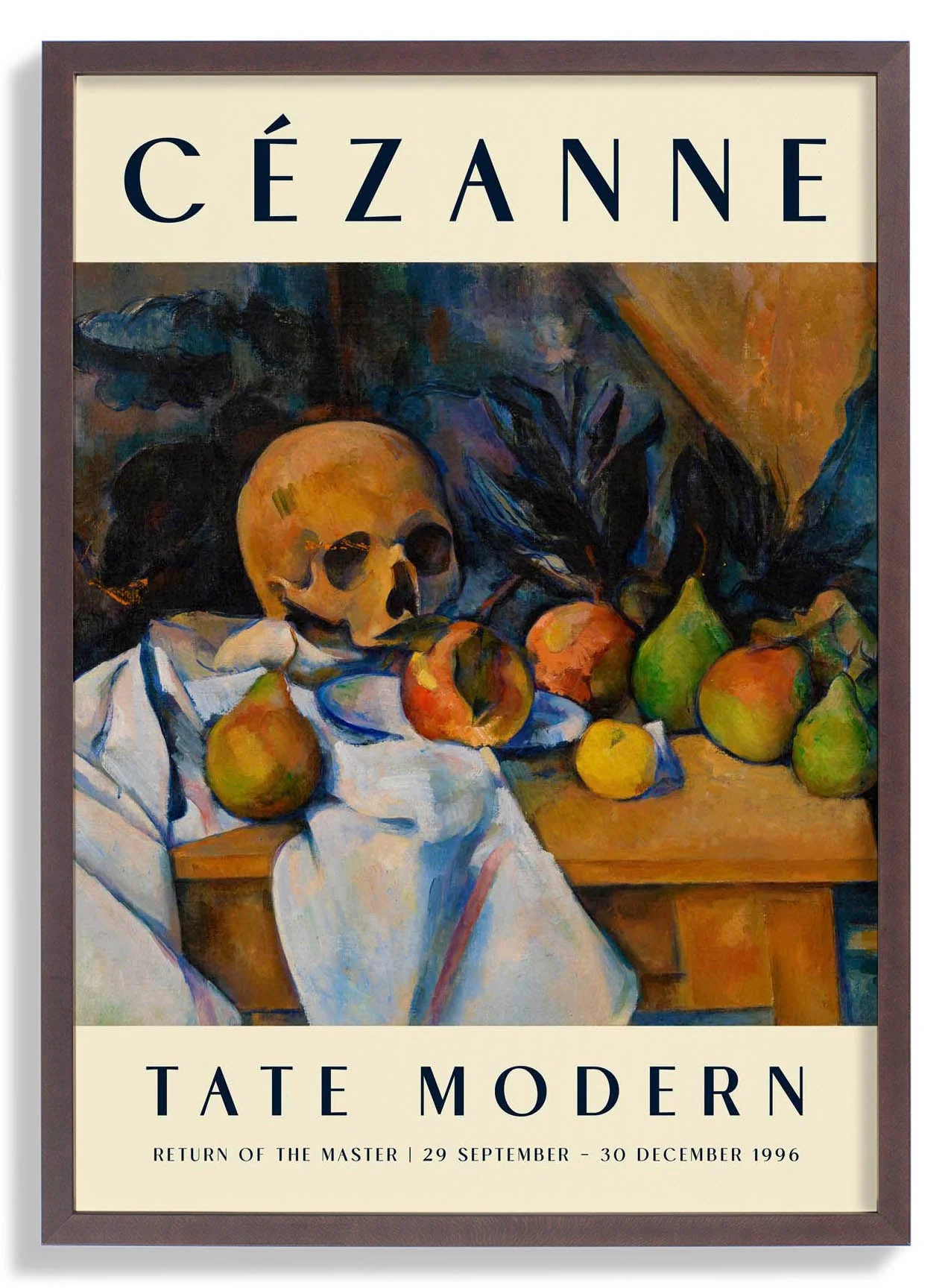 Cézanne Stillleben mit Totenkopf Kunstausstellung