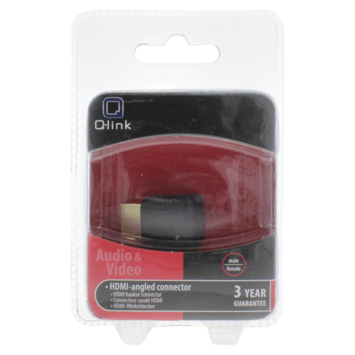 Q-Link HDMI adapter gold plated haaks man/female