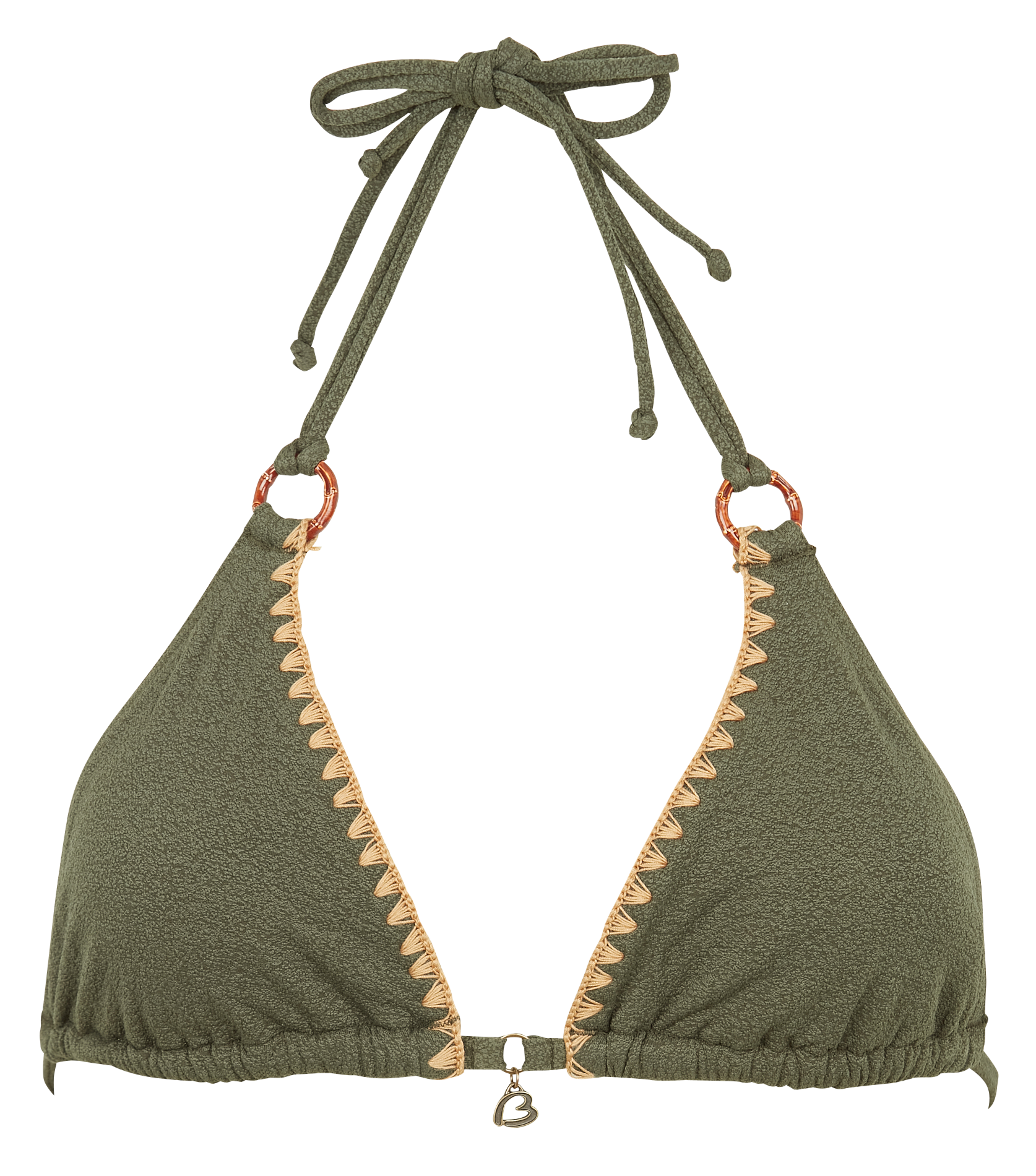 YERO SANTAFE - Haut de maillot de bain triangle | Kaki