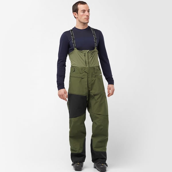 Pantalon de ski SALOMON QST GORE-TEX PRO BIB M OLIVE GREEN/DEEP