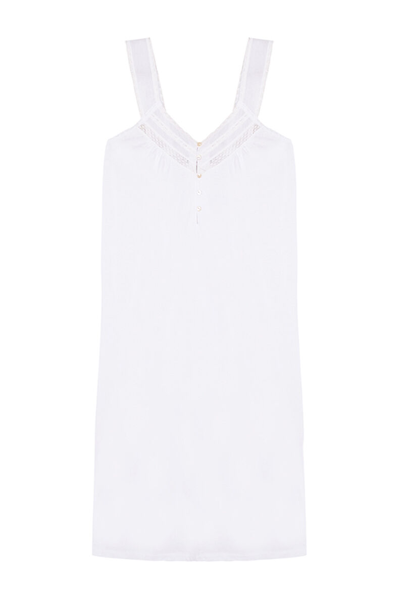 Camisón maternidade tirantes loira - bege