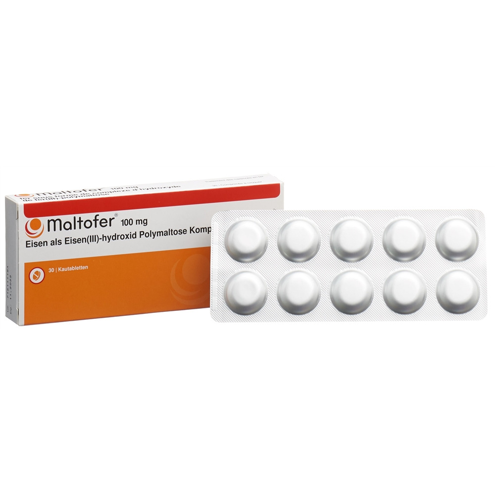 MALTOFER Kautabl 100 mg Blist 30 Stk<br>30 Stück, Blister, Kautablette