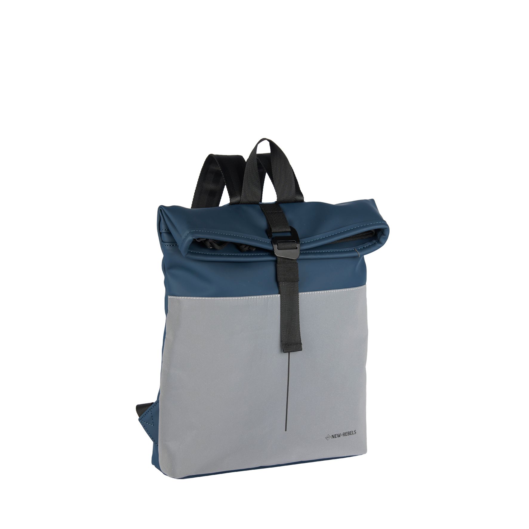 New Rebels Bowie Los Angeles Rolltop Backpack Mini Reflective Part Navy