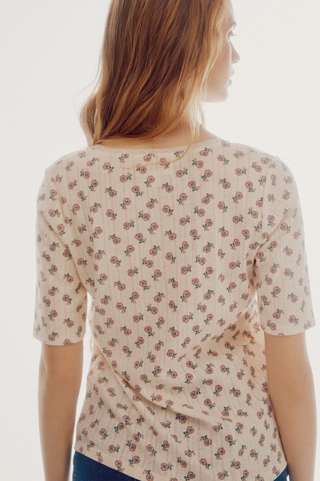 Blusa estampada - Estampa branca