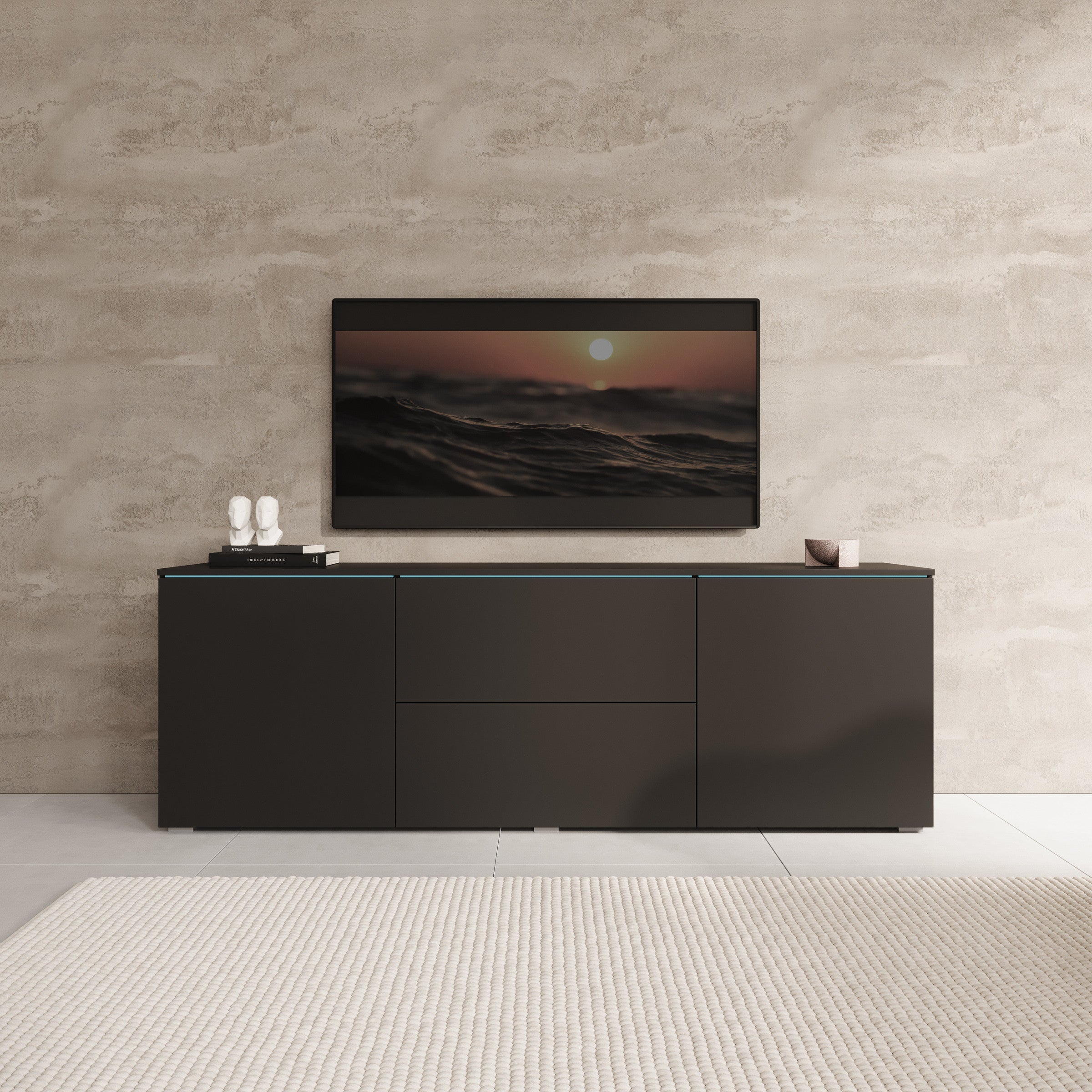 Vico - TV-Meubel - Zwart