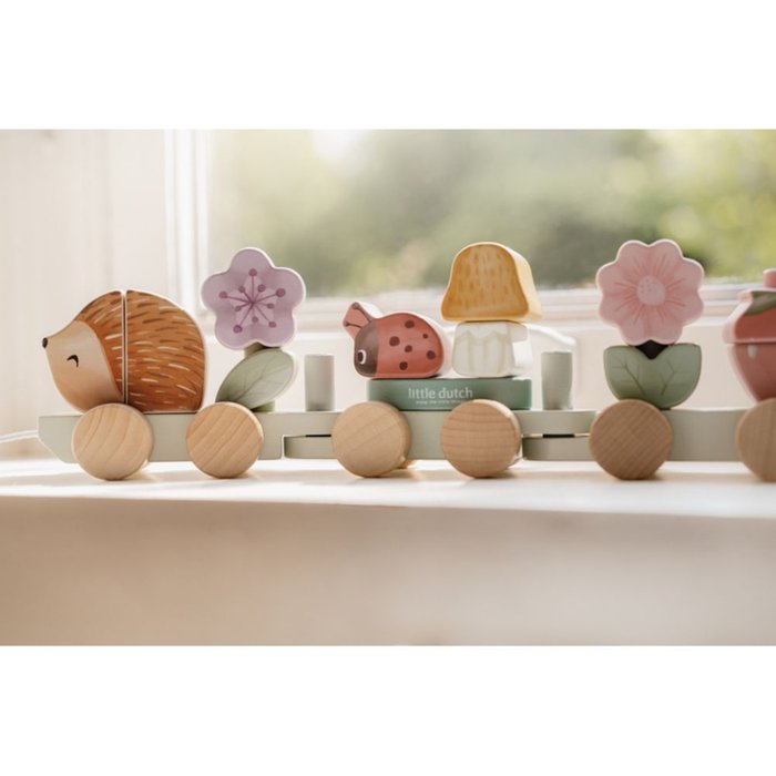 Little Dutch | Blokkentrein Egel | Fairy Garden