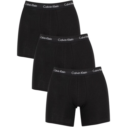 Calvin Klein Jeans - Pack De 3 Calzoncillos De Algodón Elásticos Negro