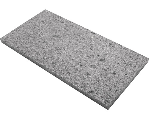 FLAIRSTONE Granieten Terrastegel Cenith Zilvergrijs 80 x 40 x 3 cm Gerectificeerde Rand