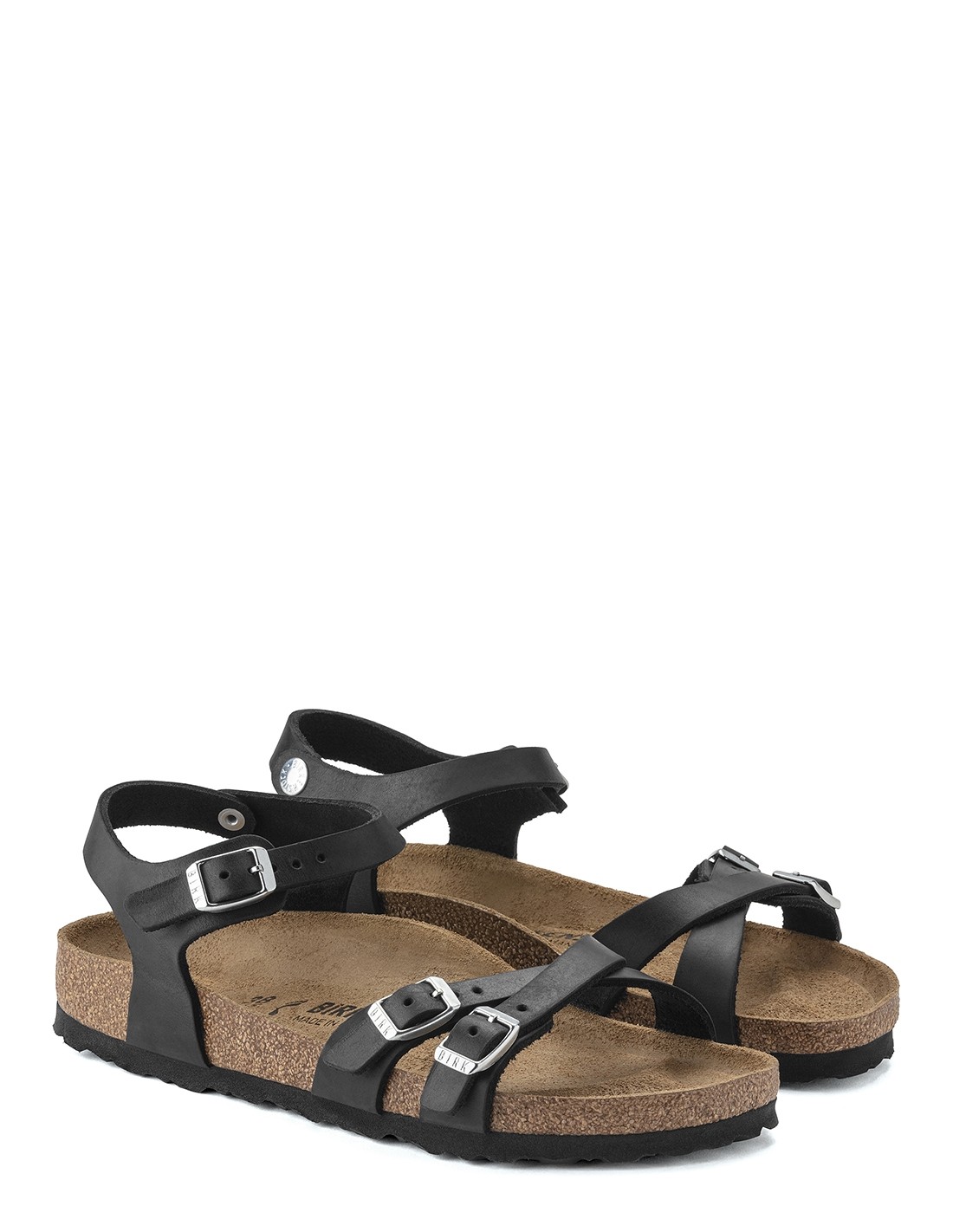 birkenstock sandales femme kumba cuir noir