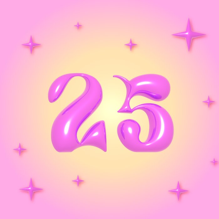 Greetz | Verjaardagskaart | 25 Today