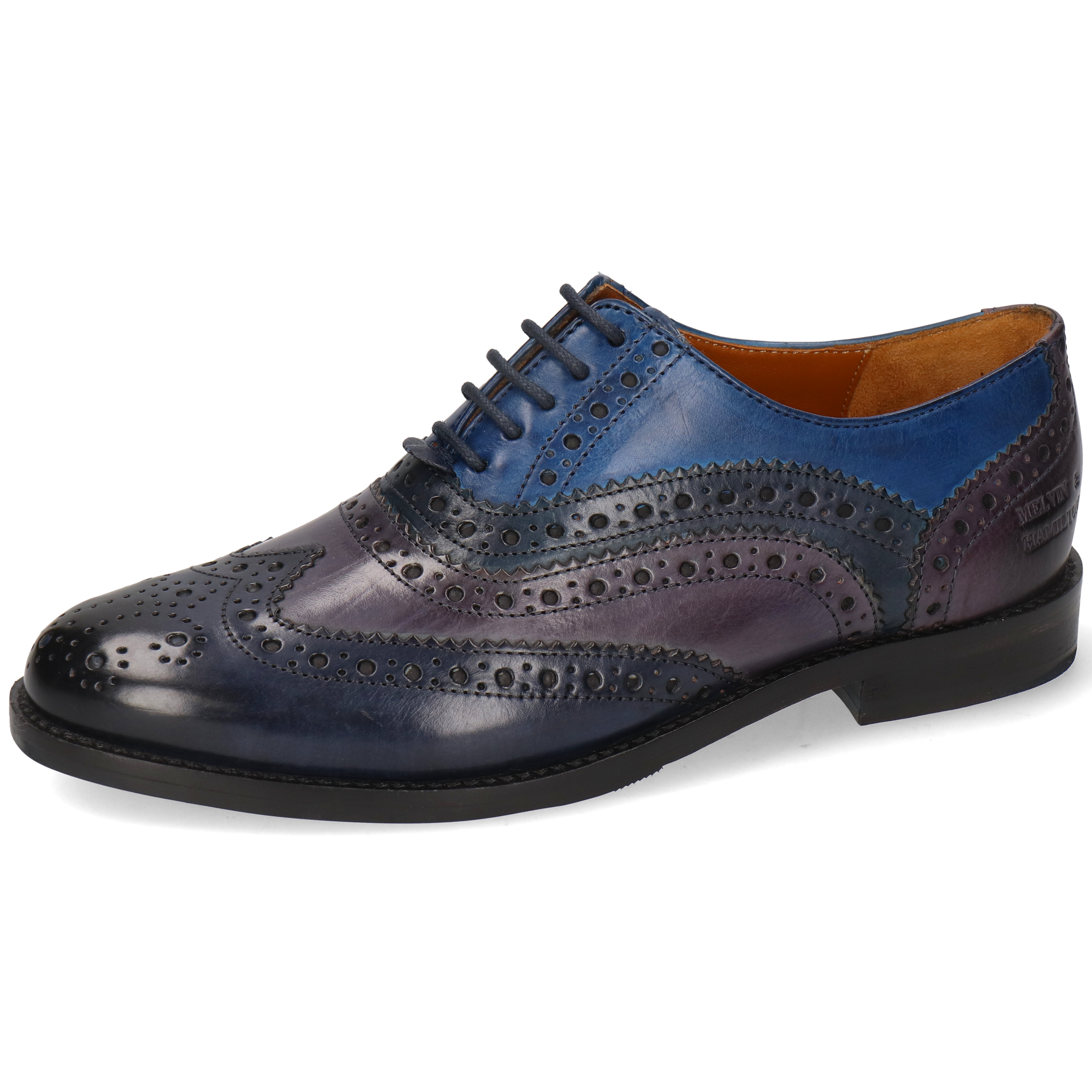 SELINA 90 - Richelieu à talon plat | Bleu