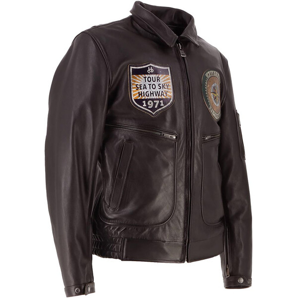 Helstons - Blouson Jet Force Marron