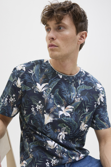 Jack & Jones blauwe heren t-shirt
