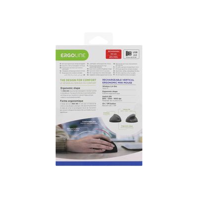 T'nB Ergo Line Mini - souris sans fil ergonomique - noir