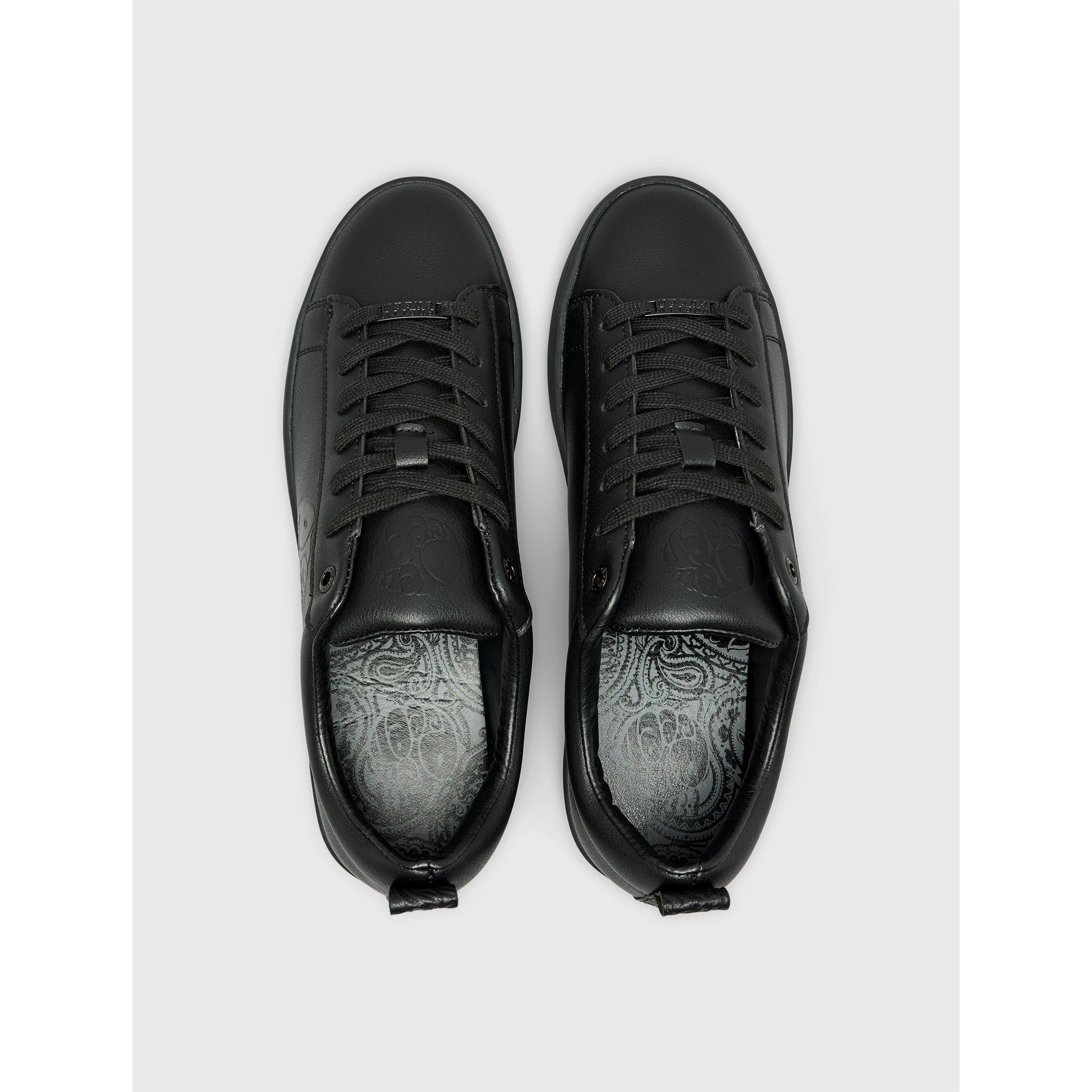 Pretty Green Blanco Low Trainers