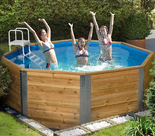 Weka Massivholzpool 593, Ø 325 x 116 cm