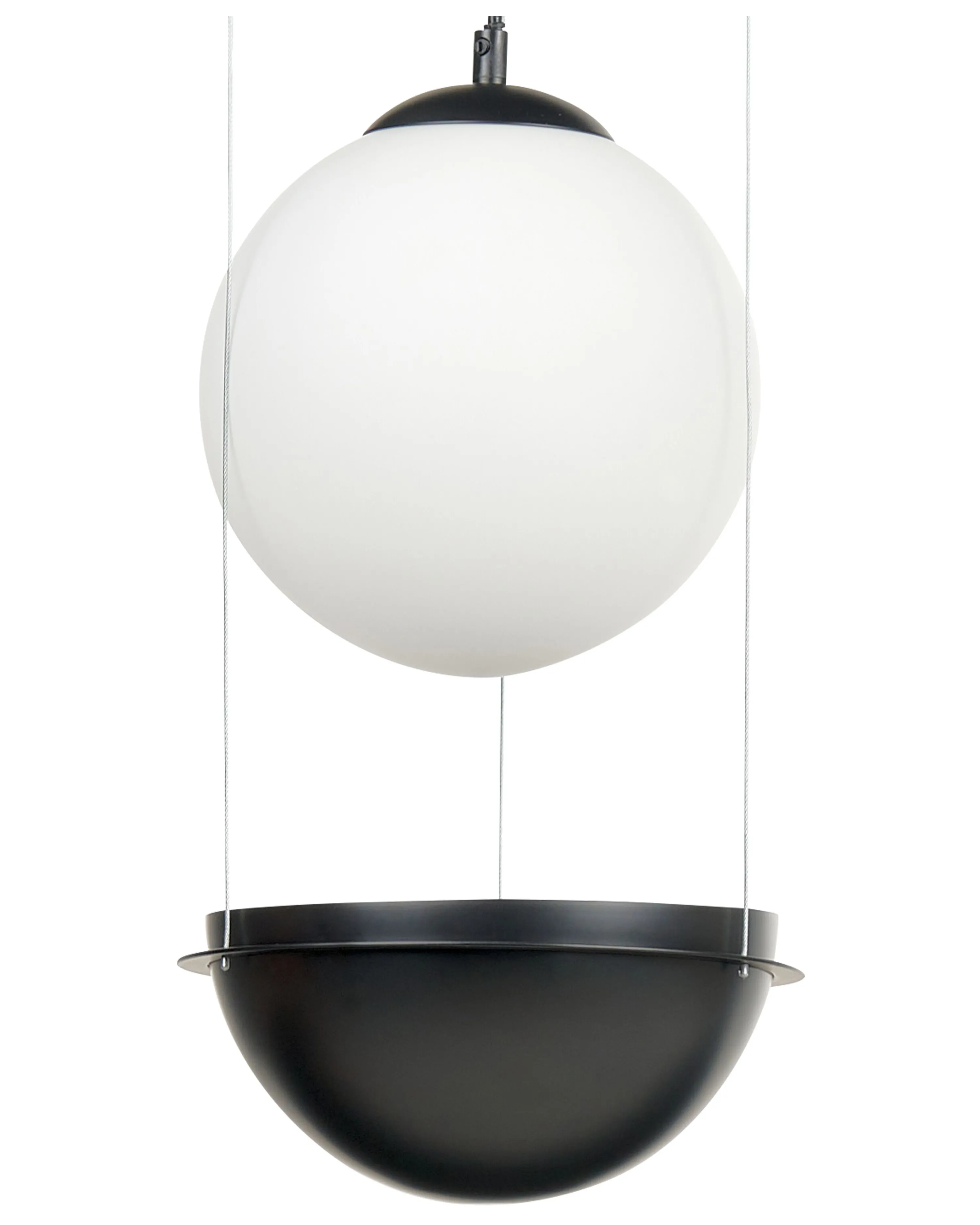 Hanglamp TOBINS Glas Zwart