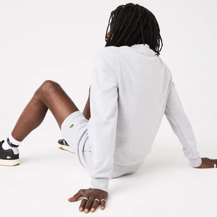 Lacoste Bio Cotton Fleece Crew Sweater Heren