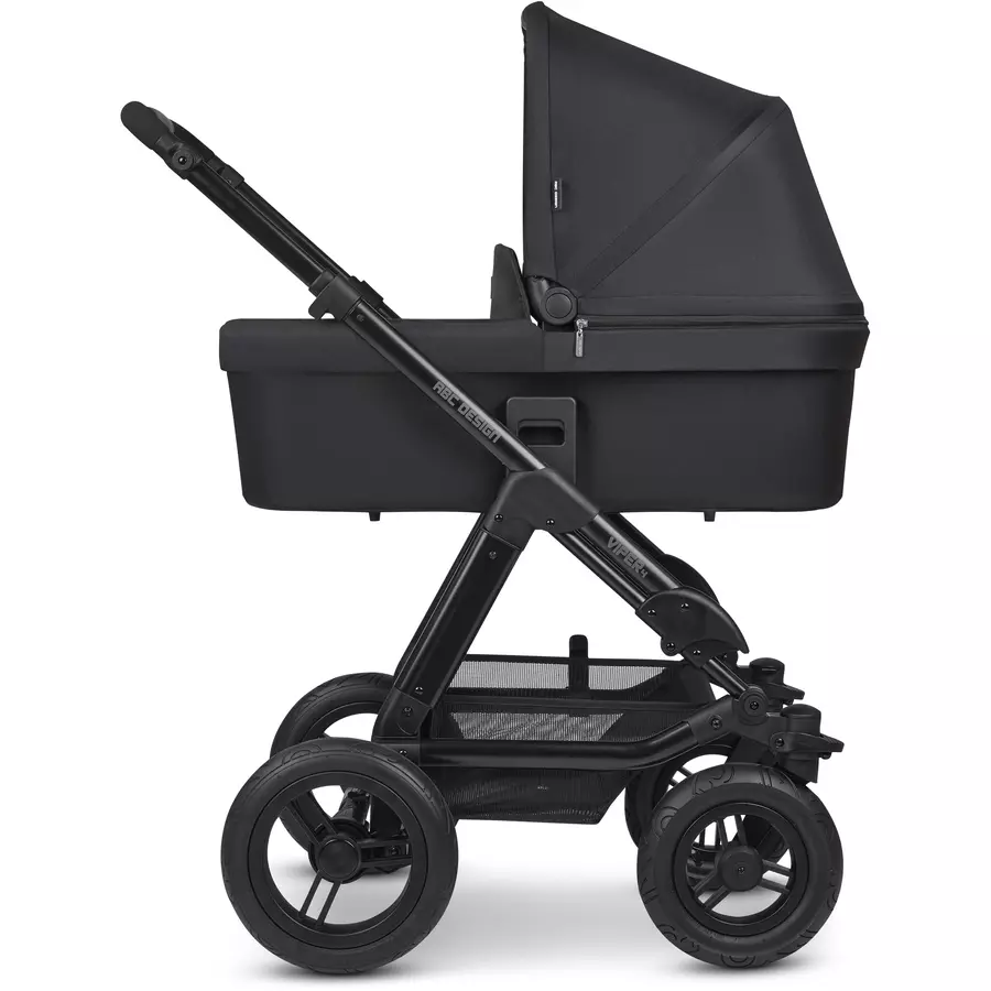 ABC DESIGN Kombikinderwagen 2-in-1 Viper 4 Black Black