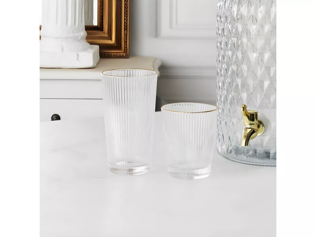 Lot de 6 Verres Design 