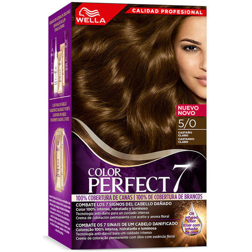 Wella Color Perfect 7 - 100% Cobertura De Canas 5/0-castaño Clar