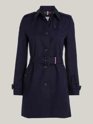 Trench coat Heritage de abotoamento simples