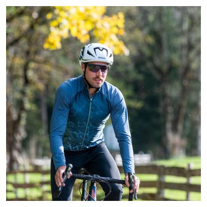 Maillot de cyclisme Loeffler à manches longues M / L / S Jersey Crush Hotbond® RF-Bleu