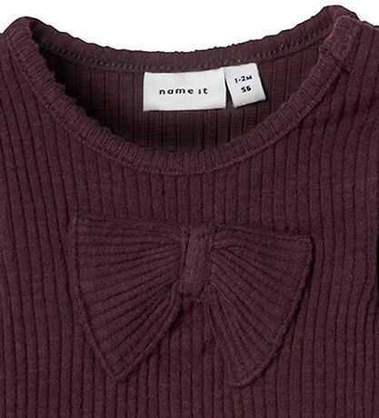 Name It Body L/æ - NbfLusai - Plum Perfekt