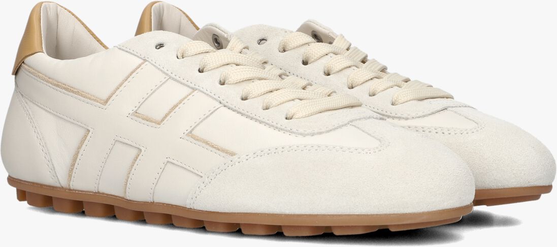 gebroken wit hogan lage sneakers h693 allacciato h