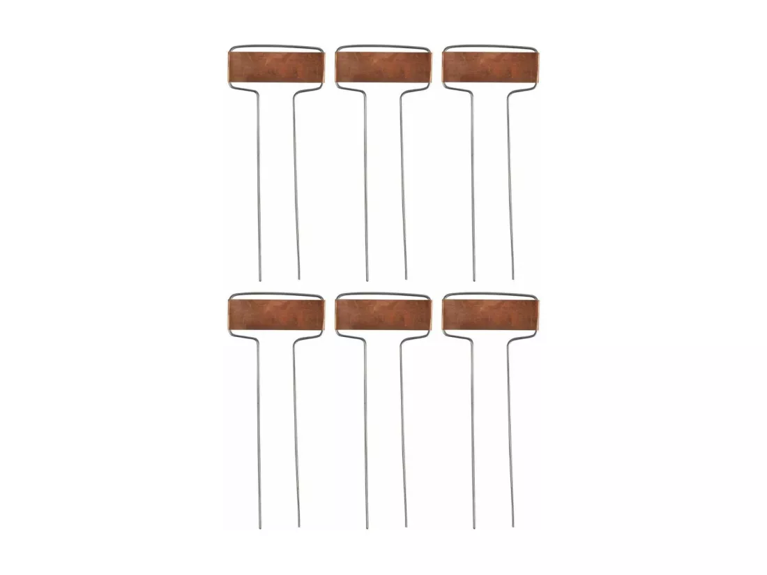 Etiquettes à plantes en cuivre (Lot de 6)