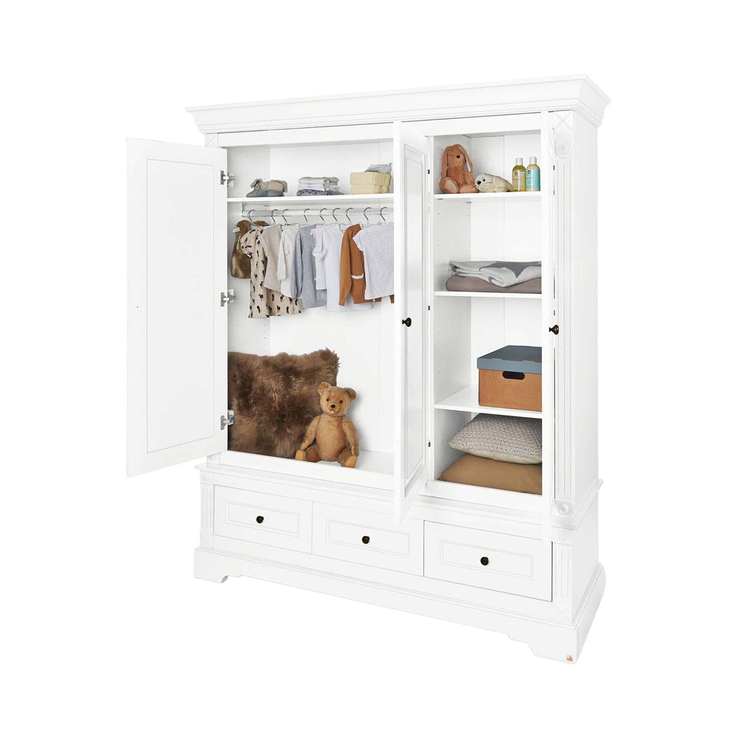 Pinolino 3-tlg. Babyzimmer Emilia extrabreit groß