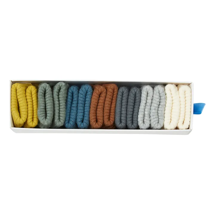 Bonton Semainier Chaussettes | Bleu