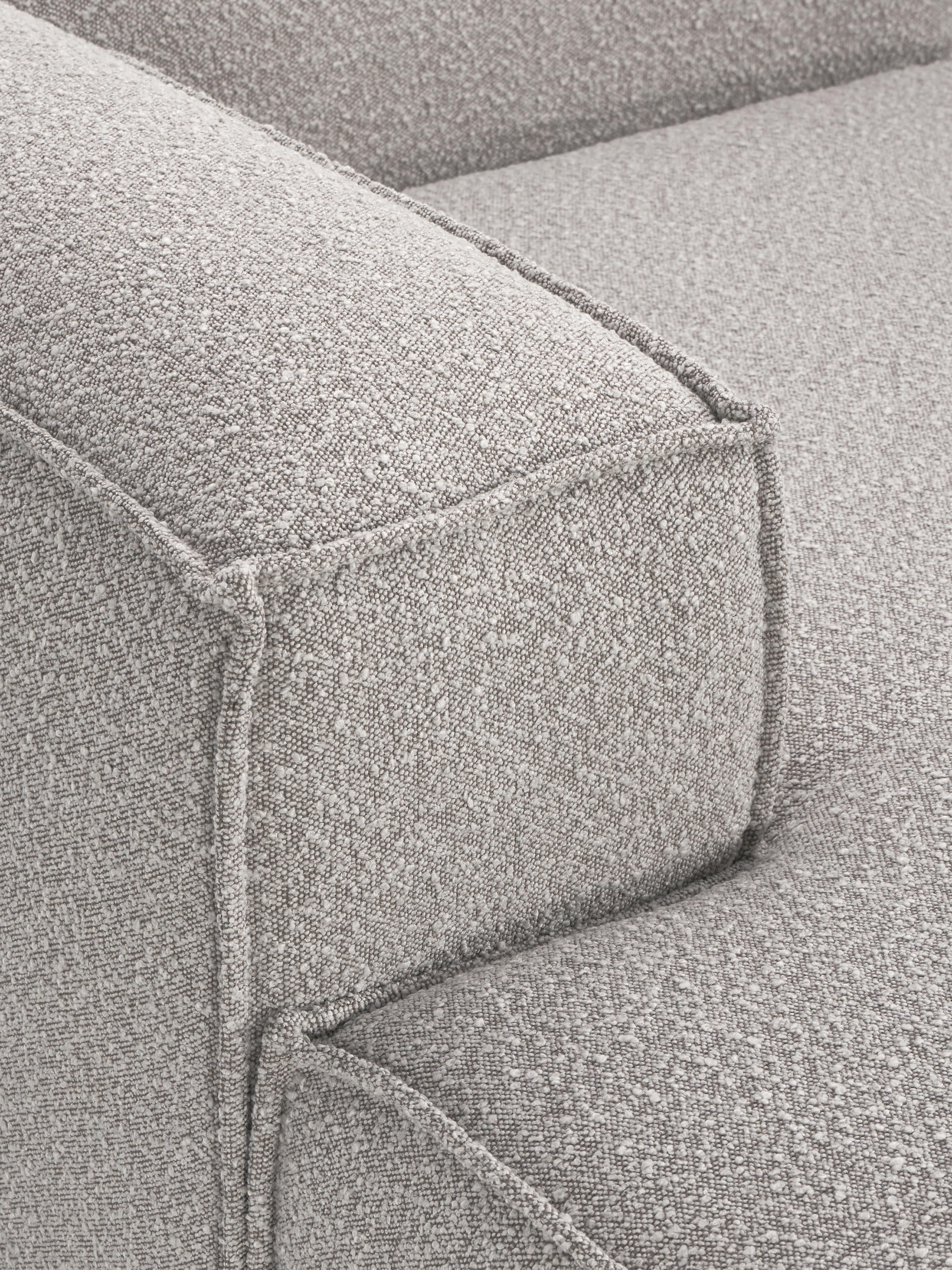 Modulaire U-bank Lennon uit bouclé