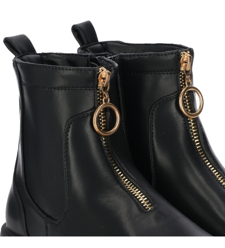 Chika10 Botas infantis Dice 15 pretas