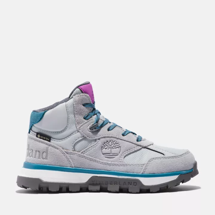 Chaussures de randonnée montantes Trail Trekker pour enfant en gris clair