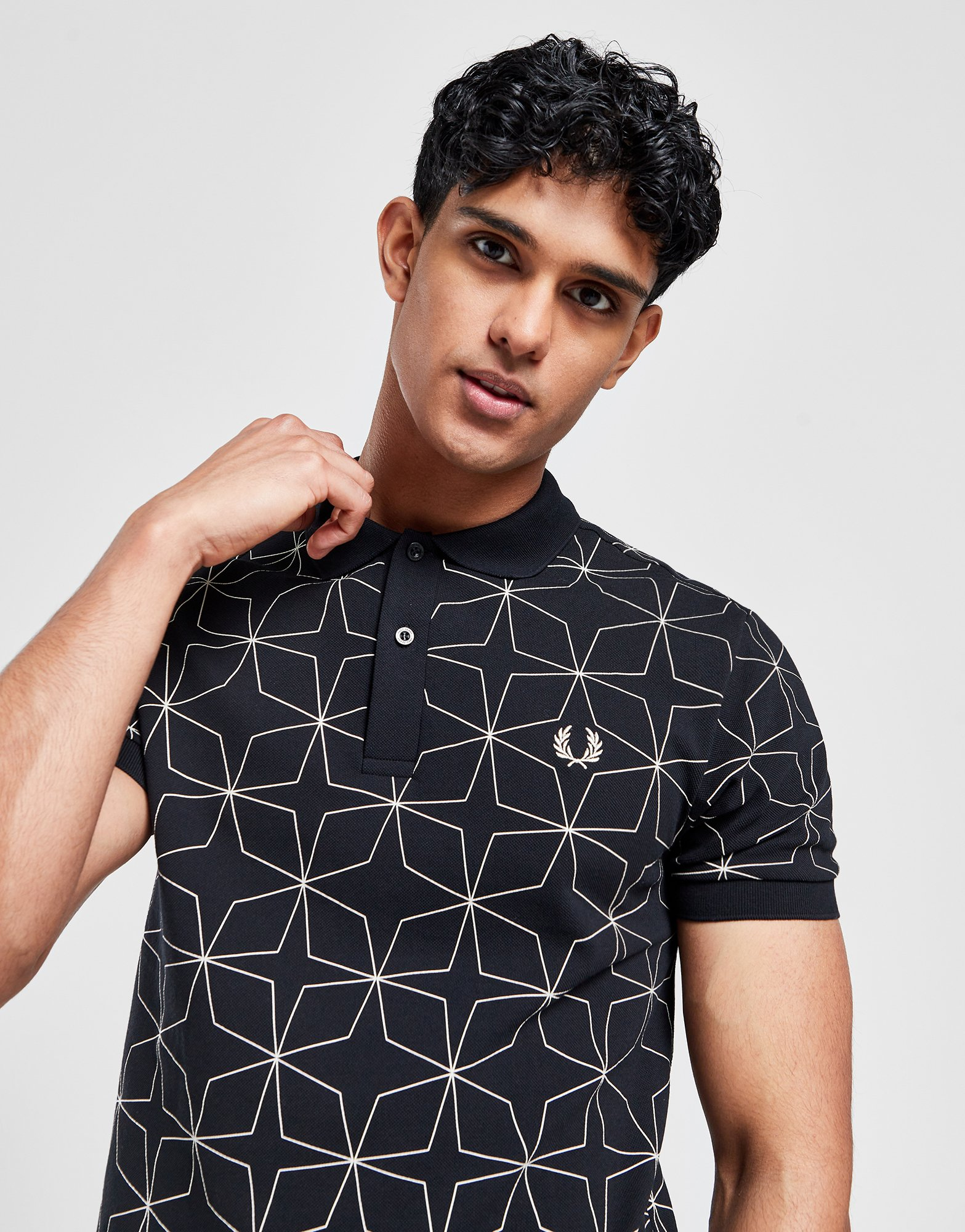 Fred Perry Polo Geometric Homme