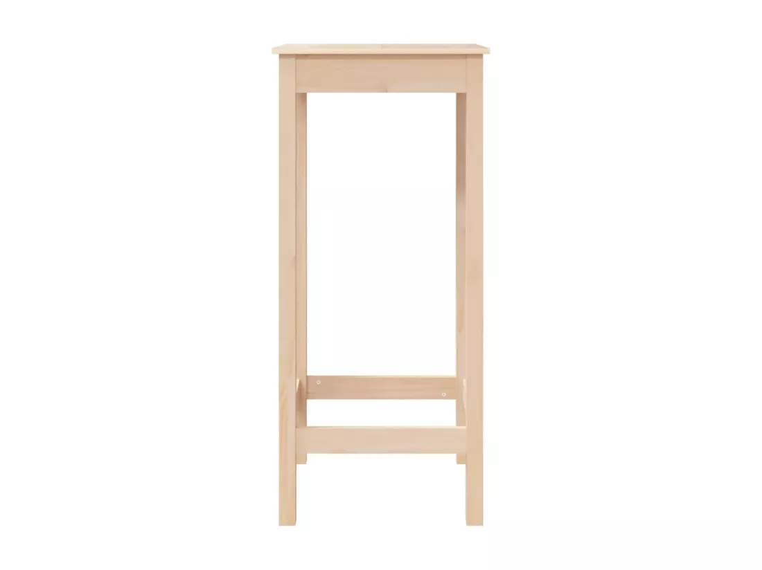 Table de bar 50x50x110 cm bois massif de pin