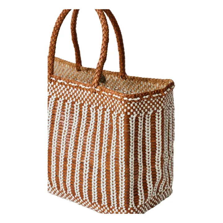 Dragon Diffusion Panier Bali Bicolore Large | Caramel