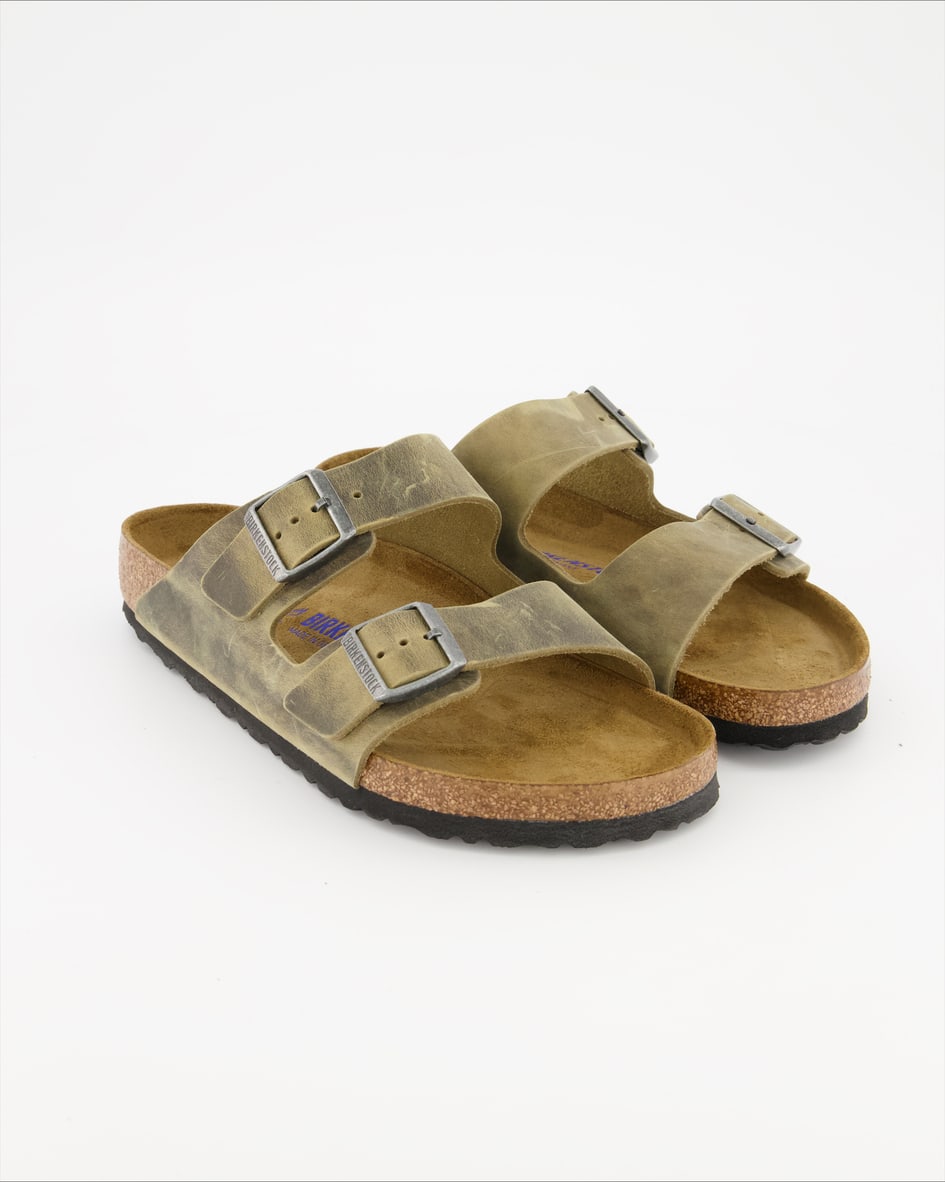 Birkenstock Arizona Pantoletten in Grün