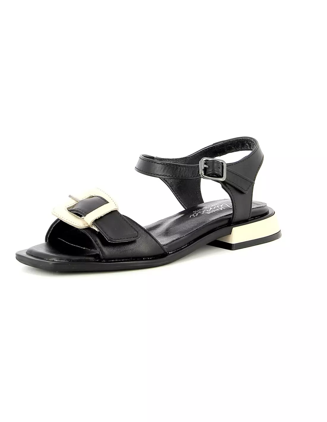 MAISON MANSA 011 9363 - Sandales & nu-pieds NoirEcru