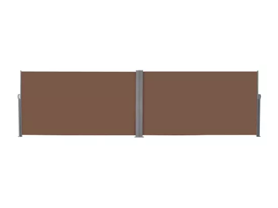 Auvent paravent store brise-vue marron 600 x 0 x 160 cm 02_0007098