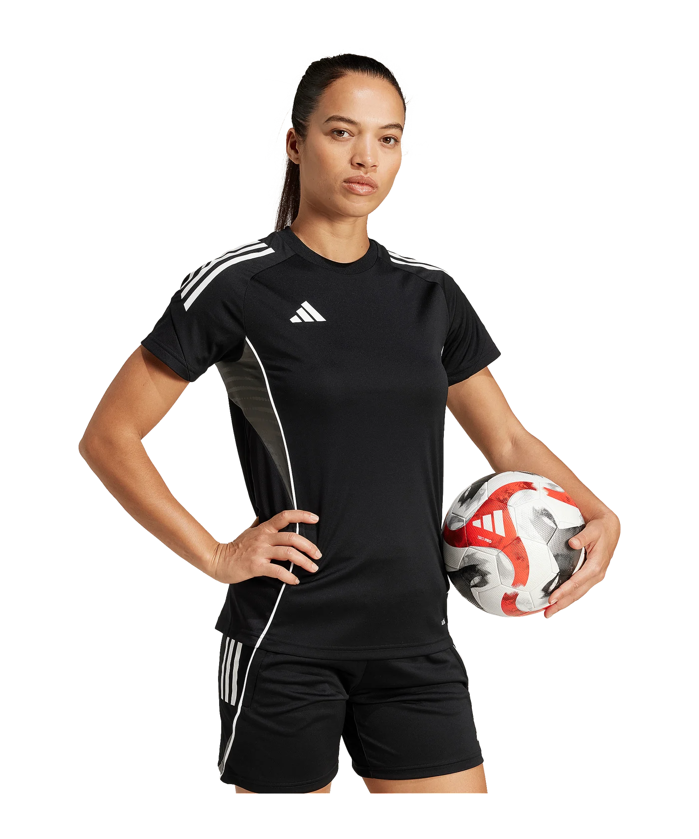 adidas Tiro 25 Competition Trikot Damen Schwarz